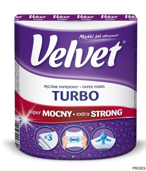 Ręcznik VELVET TURBO 3 warstwy 300 listków Ręcznik VELVET TURBO 3 warstwy 300 listków