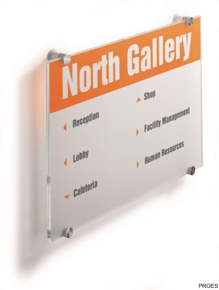 Tabliczka przydrzwiowa informacyjna 297*420, 482619 CRISTAL SIGN A3 DURABLE