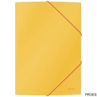 Teczka kartonowa z gumką Leitz Cosy, A4, żółta 30020019