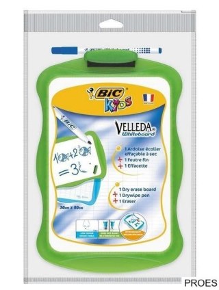 BIC Kids Velleda tablica+marker+wymazywacz, blister 1+1+1szt, 841362