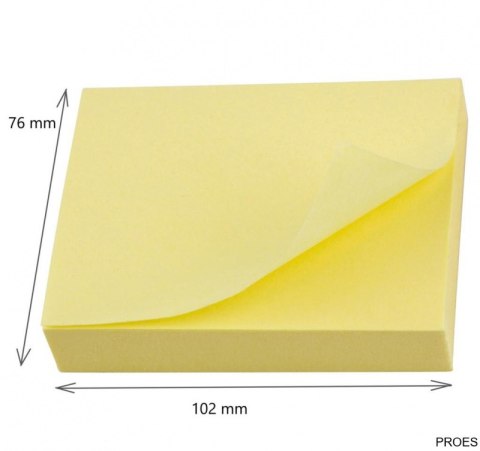 Bloczek samoprzylepny POST-IT (657), 102x76mm, 1x100 kart., żółty (X) Bloczek samoprzylepny POST-IT (657), 102x76mm, 1x100 kart., żółty (X)