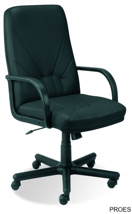 Fotel Manager SP01 skóra czarna PF18 NOWY STYL Fotel Manager SP01 skóra czarna PF18 NOWY STYL