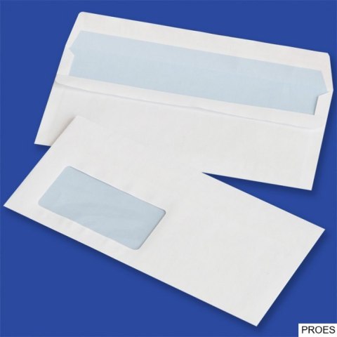 Koperty DL SK białe 75g okno lewe 45x90mm (1000szt.) NC samoklejące 11221300 Koperty DL SK białe 75g okno lewe 45x90mm (1000szt.) NC samoklejące 11221300