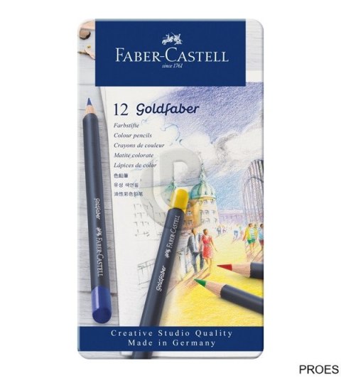 Kredki GOLDFABER 12kol. op.metal. 114712 FC Kredki GOLDFABER 12kol. op.metal. 114712 FC