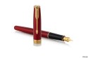 Pióro wieczne (F, stalówka ze stali) SONNET RED LACQUER GT PARKER 1931473, giftbox (X)