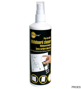 Płyn do czyszczenia tablic suchościeralnych 250ml 125-1039 Yellow One