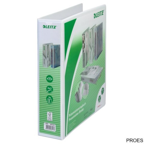 Segregator PANORAMA A4+ 4DR/50 77mm biały ofertowy LEITZ 42870001 Segregator PANORAMA A4+ 4DR/50 77mm biały ofertowy LEITZ 42870001