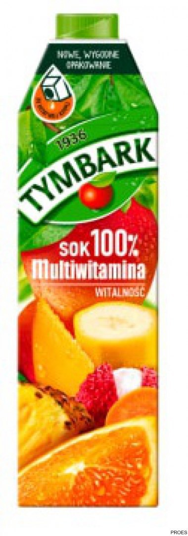 Sok TYMBARK Multiwitamina Classic 1L KARTON Sok TYMBARK Multiwitamina Classic 1L KARTON