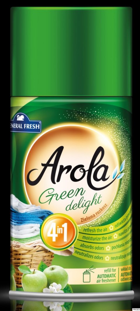 Wkład do odświeżacza AROLA 250ml zielona rozkosz GENERAL FRESH