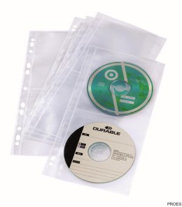 CD/DVD COVER LIGHT S obwoluta na 4 CD Przezro czysty 528219 DURABLE
