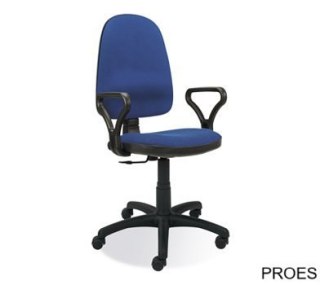 Fotel obrotowy BRAVO Profil GTP z mechanizmem CPT CU-6 niebieski