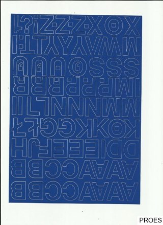 LITERY samop.2.5cm(8) białe ARTDRUK