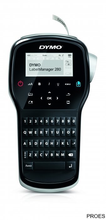 Drukarka przenośna etykiet DYMO LabelManager 280, klawiatura QWERTY S0968920 Drukarka przenośna etykiet DYMO LabelManager 280, klawiatura QWERTY S0968920