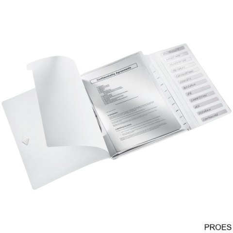 Teczka segregująca 12 przekładek PP Leitz WOW, biała 46340001 -aa (X) Teczka segregująca 12 przekładek PP Leitz WOW, biała 46340001 -aa (X)