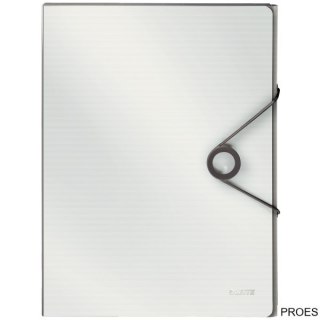 Teczka z gumką PP LEITZ SOLID 30mm biała 45681001