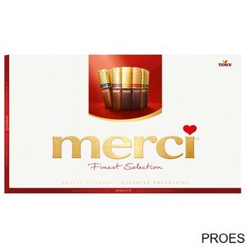 Bombonierka MERCI klasyczna 400g STORCK Bombonierka MERCI klasyczna 400g STORCK