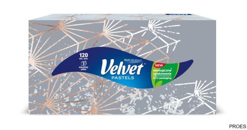 Chusteczki VELVET PASTELS (120sztuk) VELVET Chusteczki VELVET PASTELS (120sztuk) VELVET