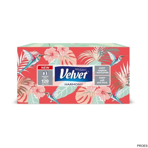 Chusteczki VELVET PASTELS (120sztuk) VELVET Chusteczki VELVET PASTELS (120sztuk) VELVET