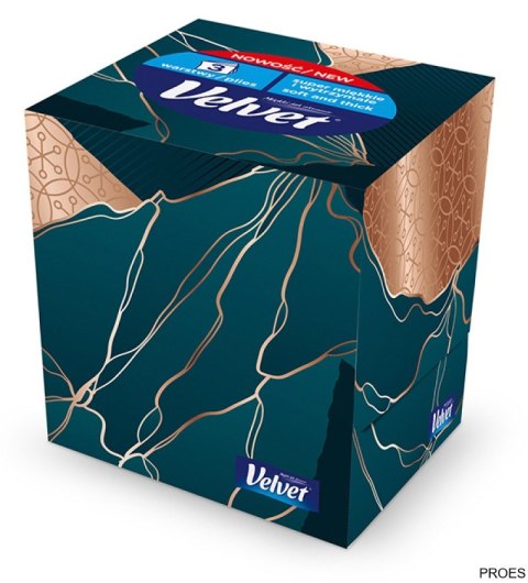 Chusteczki VELVET STYLE (60sztuk) CUBE VELVET 61250525 Chusteczki VELVET STYLE (60sztuk) CUBE VELVET 61250525