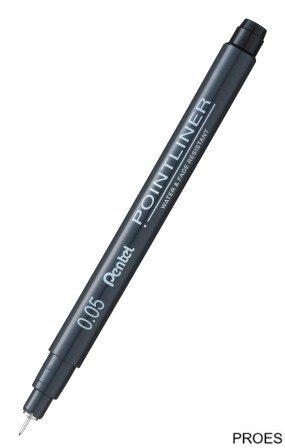 Cienkopis kalibrowany POINTLINER czarny S20P-05A