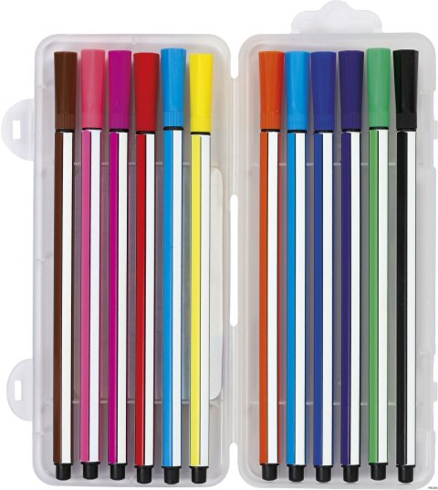 Flamastry Astra heksagonalne w plastikowym boxie - 12 sztuk, 314115001 (X) Flamastry Astra heksagonalne w plastikowym boxie - 12 sztuk, 314115001 (X)