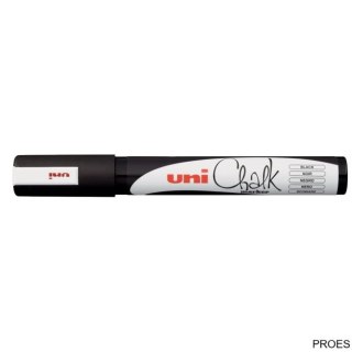 Marker z farbą kredową CHALK PWE-5M czarny UNI UNPWE5M/DCA