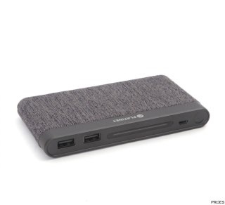 Powerbank, przenośna ładowarka Platinet Fabric Braided 10000 mAh szary PMPB10FGD