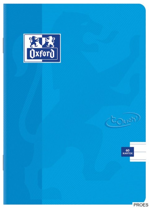 Zeszyt A5 60k, linia z marginesem, OXFORD, TOUCH 400074877 Zeszyt A5 60k, linia z marginesem, OXFORD, TOUCH 400074877