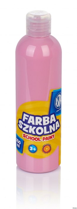 Farba szkolna Astra 250 ml - różowa jasna, 301217024 (X)