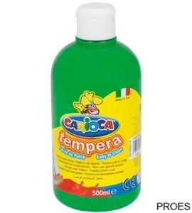 Farba tempera 500 ml, zielona CARIOCA 170-2363/170-2651