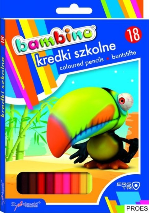 Kredki 18 kol,18cm.pud.lakier MAJEWSKI *2670* Kredki 18 kol,18cm.pud.lakier MAJEWSKI *2670*