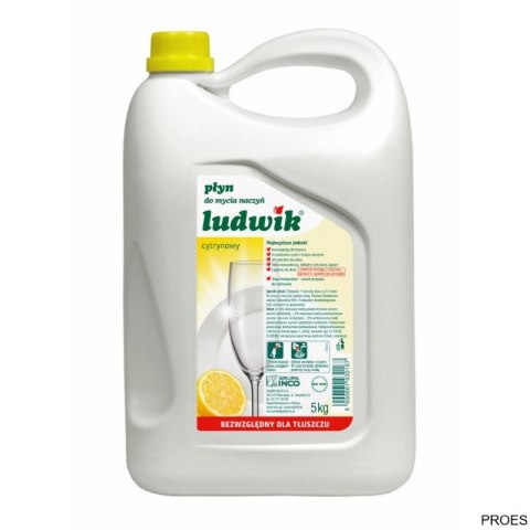 LUDWIK Płyn do naczyń 5L cytrynowy 30167