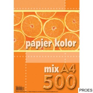 Papier xero A4 mix kolorów (500 arkuszy) KRESKA