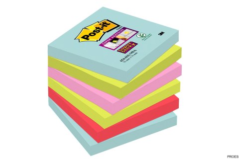Bloczki 3M POST-IT Z-Notes 76x76mm MIAMI 6x90k Super Sticky 70005291649 Bloczki 3M POST-IT Z-Notes 76x76mm MIAMI 6x90k Super Sticky 70005291649