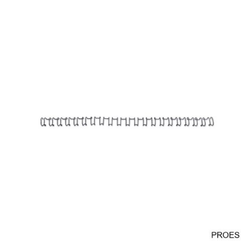 Grzbiety drutowe GBC A4 21L 10mm czarne (100szt) IB165221 (X)