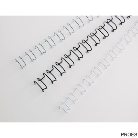 Grzbiety drutowe GBC A4 21L 10mm czarne (100szt) IB165221 (X)