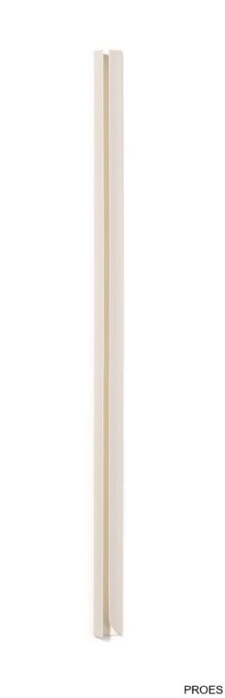 Grzbiety zaciskowe DURABLE A4/100 2912/02 biały 25szt 2912-02