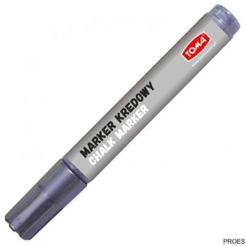 Marker kredowy, końcówka ścięta 15mm, 25g tuszu srebrny TO-290 Toma (X) Marker kredowy, końcówka ścięta 15mm, 25g tuszu srebrny TO-290 Toma (X)