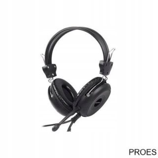 Słuchawki z mikrofonem A4TECH Hs-30 czarne A4TSLU29942