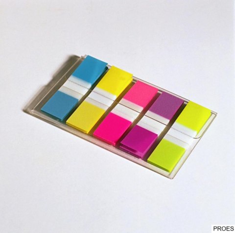 Zakładki indeksujące POST-IT_ (683-5CB), PP, 12x43mm, 5x20 kart., mix kolorów Zakładki indeksujące POST-IT_ (683-5CB), PP, 12x43mm, 5x20 kart., mix kolorów