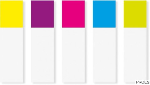 Zakładki indeksujące POST-IT_ (683-5CB), PP, 12x43mm, 5x20 kart., mix kolorów Zakładki indeksujące POST-IT_ (683-5CB), PP, 12x43mm, 5x20 kart., mix kolorów