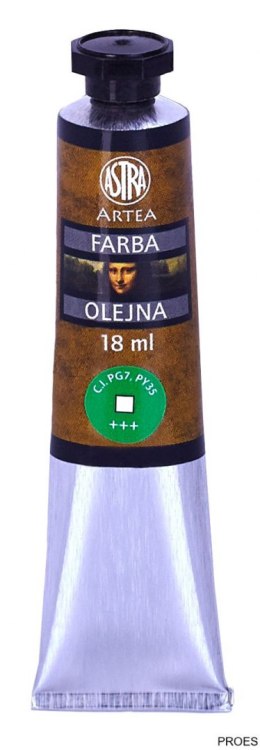Farba olejna Astra tuba 18ml - zieleń Veronesea, 83410971
