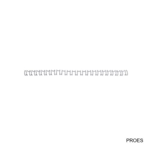 Grzbiety drutowe GBC A4 21L 10mm SLV (100szt) IB160837 (X)