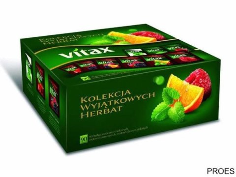 Herbata VITAX KOLEKCJA PRZYJE.MIX owoc 90kop 9 smaków Herbata VITAX KOLEKCJA PRZYJE.MIX owoc 90kop 9 smaków