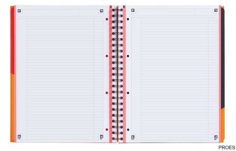 Kołonotatnik A4+ 100k linia INTERNATIONAL OXFORD FILLINGBOOK 100102000