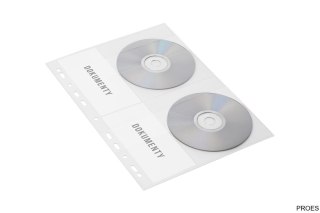 Koszulki groszkowe na 2CD A4 (5szt) BANTEX 100080933