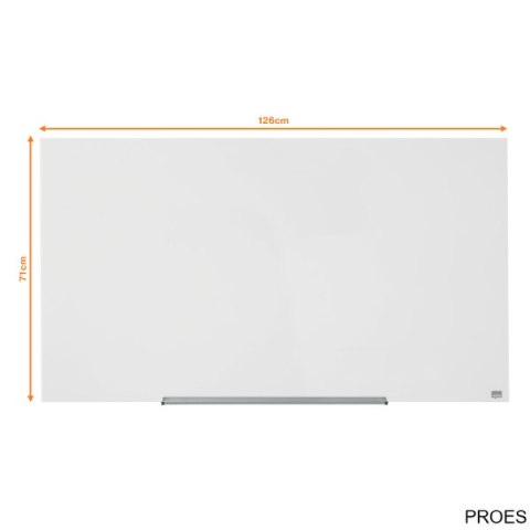 Szklana tablica Nobo Impression Pro 1260x710mm, lśniąca biel 1905177