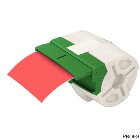 Kaseta_z samoprzylepną, plastikową taśmą do drukowania etykiet Leitz Icon, szer. 88 mm, czerwona 70160025 (X)