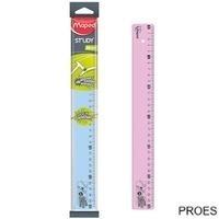 Linijka STUDY 30cm mix 2 kolorów MAPED 245510