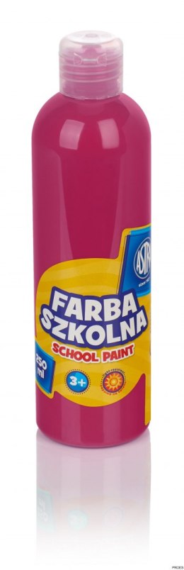 Farba szkolna Astra 250 ml - różowa, 301217013 (X)